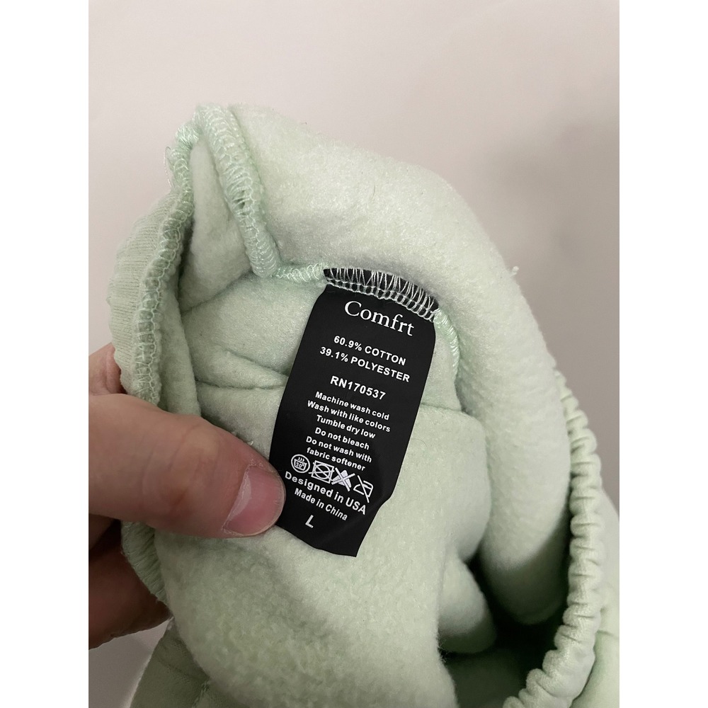 Comfrt Pastel Jogger Sweatpants in Limited Edition Mint Green Size Large - Picture 10 of 10
